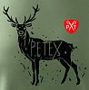 Dětské tričko myslivecké s jelenem PXT CREATIVE 138 světlá khaki vel. 110 - Obrázek (1)